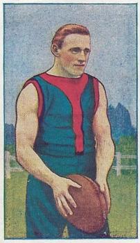 1921 J.J.Schuh Magpie Cigarettes Victorian League Footballers #NNO Percy Wilson Front
